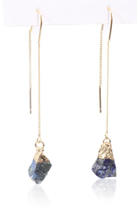 Natural Lapis Lazuli Gemstone Earrings