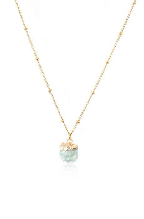 14k Gold Plated Emerald Pendant