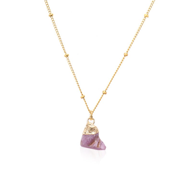 14k Gold Plated Ruby Pendant